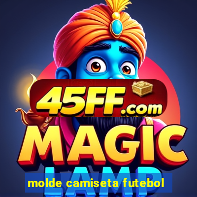 molde camiseta futebol